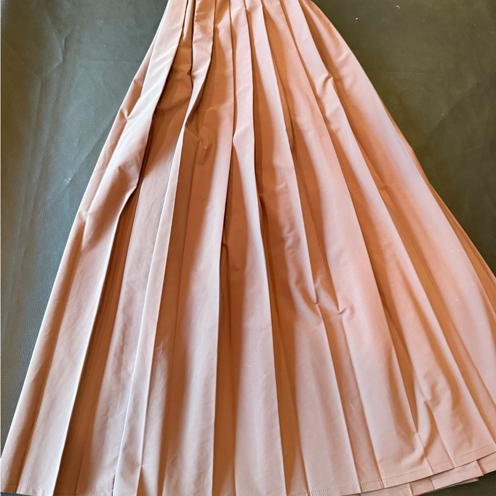 Nike Brown Midi Pleated Skirt 24.7 Perfect Stretch size small - Picture 5 of 8
